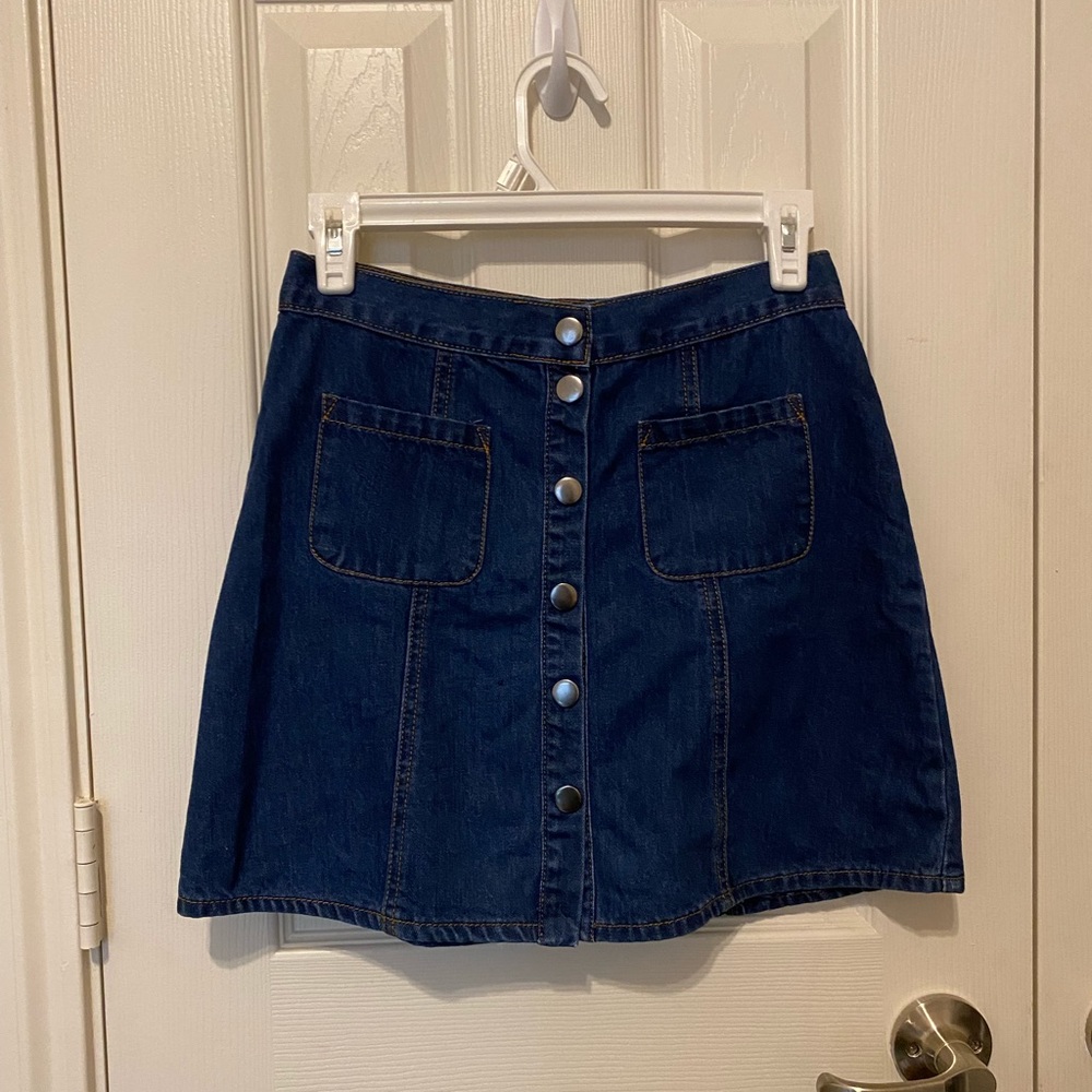 UO BDG denim high waisted skirt